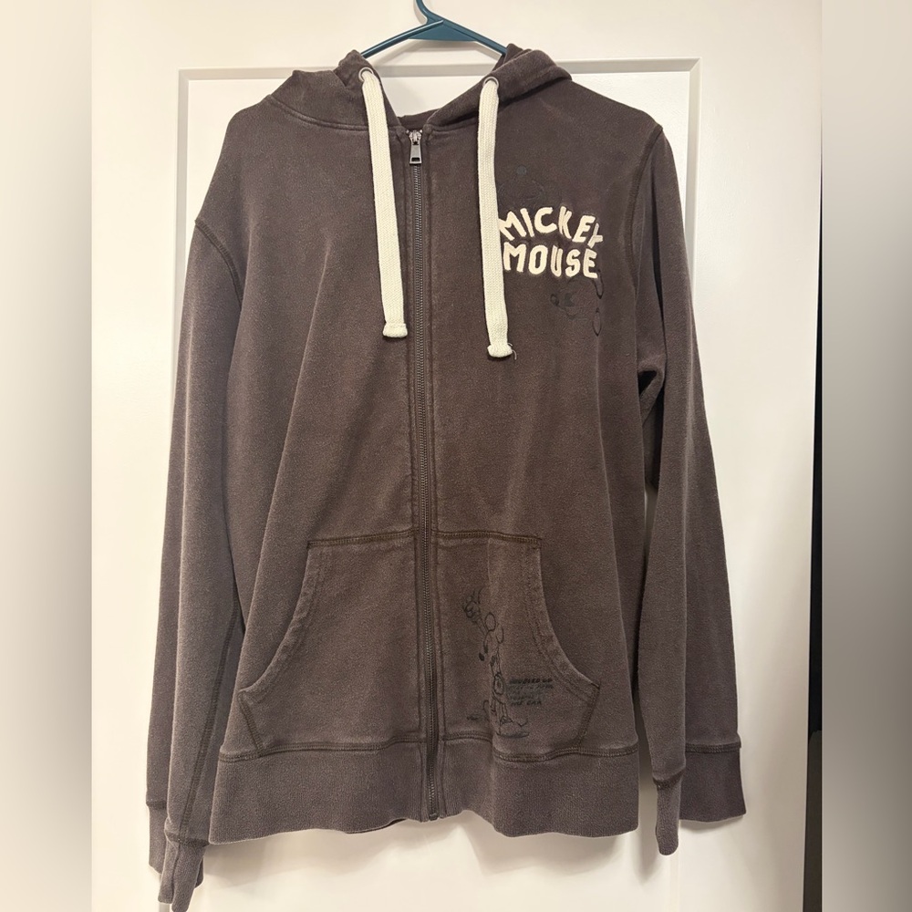 Disney Dark Chocolate Brown Zip-Up Jacket